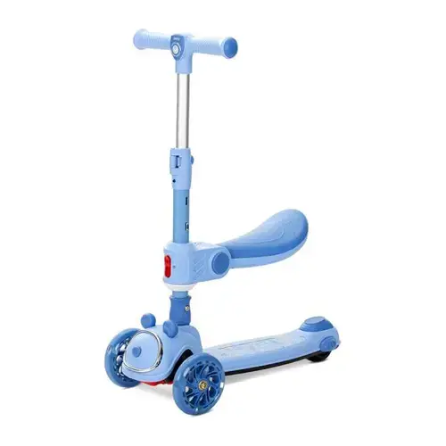 Trotineta pliabila Lorelli Swiftie, cu sezut pliabil, pana la 50 kg, Albastru