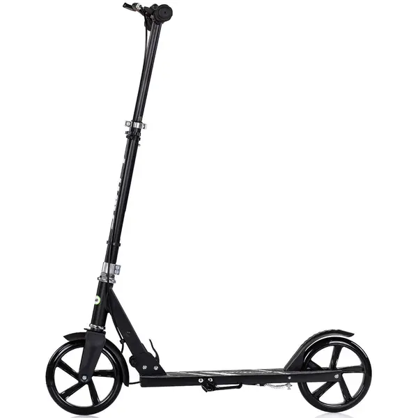 Trotineta pliabila pentru copii Chipolino Swift Black cu frana de mana, rulment ABEC-7, cric, greutate admisa 100 kg
