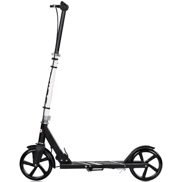 Trotineta pliabila pentru copii Chipolino Swift White cu frana de mana, rulment ABEC-7, cric, greutate admisa 100 kg
