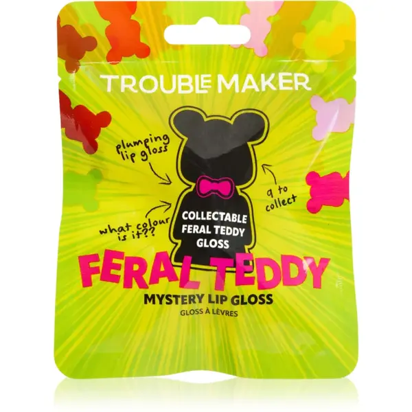 Trouble Maker Feral Teddy Mystery Plumping Lip Gloss lip gloss cu efect de crestere 1.1 ml