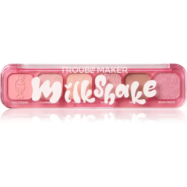 Trouble Maker Little Trouble paletă cu farduri de ochi culoare Milkshake 9 g