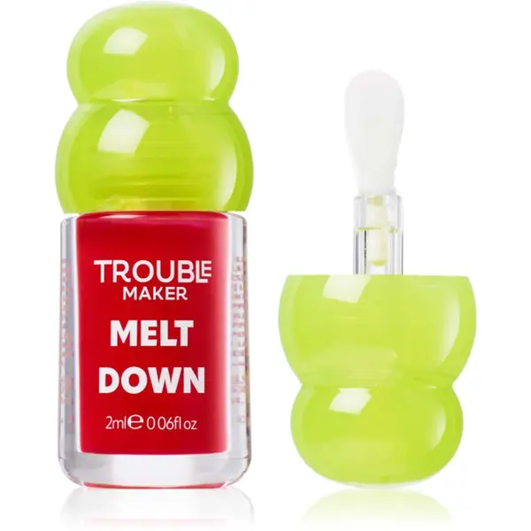Trouble Maker Melt Down Lip Oil ulei pentru buze culoare Overload Pink 3 ml