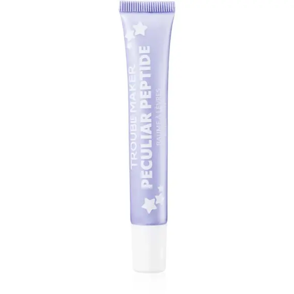 Trouble Maker Peculiar Peptide balsam de buze strălucitor culoare Blueberry Muffin Lilac 10 ml