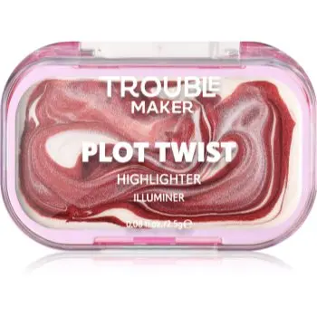 Trouble Maker Plot Twist Cream Highlight iluminator solid cremos