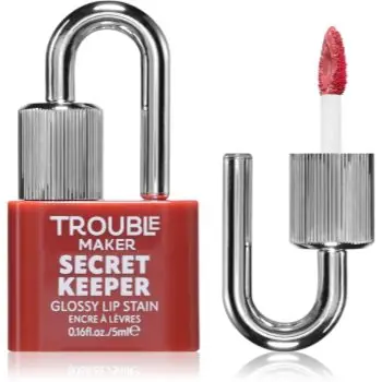 Trouble Maker Secret Keeper Lip Gloss Stain ruj pentru un efect de lunga durata