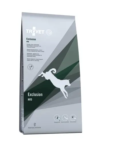 TROVET Exclusion NVD hrana caini cu alergii si intolerante 2,5 kg vegetariana