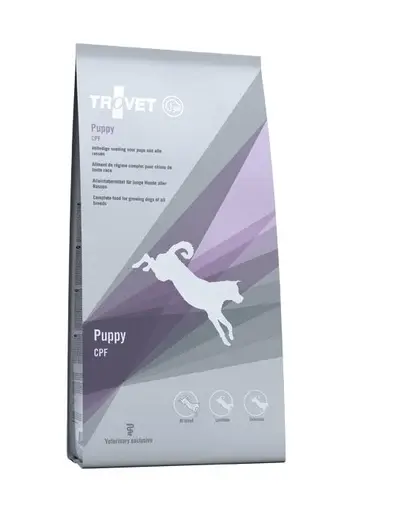 TROVET Puppy CPF hrana catelusi si femele gestante 3 kg