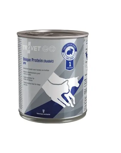 TROVET Unique Protein Rabbit UPH cu iepure 800 g monoproteica pentru caini si pisici