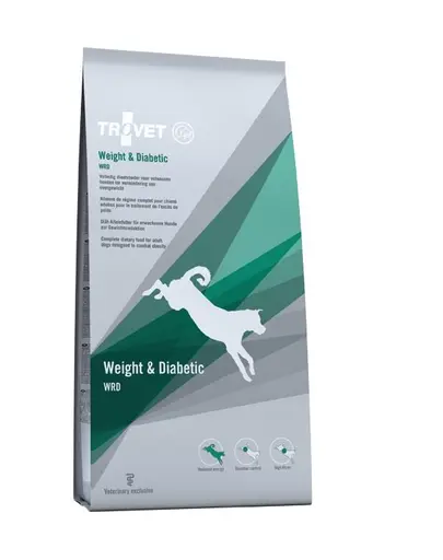 TROVET Weight&Diabetic WRD hrana caini cu diabet si obezi 12,5 kg
