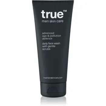 true men skin care Daily face wash with gentle scrubs gel exfoliant de curatare pentru barbati