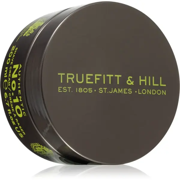 Truefitt & Hill No. 10 Finest cremă pentru bărbierit pentru bărbați 200 ml