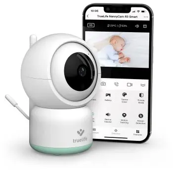 TrueLife NannyCam R3 Smart monitor video digital pentru bebeluși
