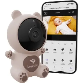 TrueLife NannyCam S3 Smart monitor video digital pentru bebeluși
