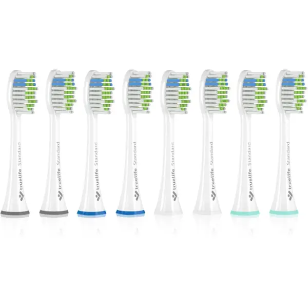 TrueLife SonicBrush UV Heads White Standard capete de schimb pentru periuta de dinti TrueLife SonicBrush UV, GL UV 8 buc