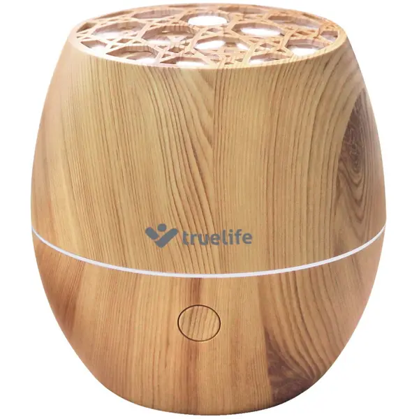 TRUELIFE Vaporizator cu ultrasunete TrueLife TLAIRDD3L Light, 120 ml, 7 LED-uri, timp de functionare 5 ore, intensitate reglabila a aburului, zgomot redus, model lemn