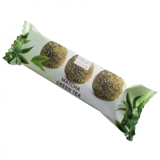 Trufe vegane cu ceai verde Matcha 3 bucati, 30g, Nouri