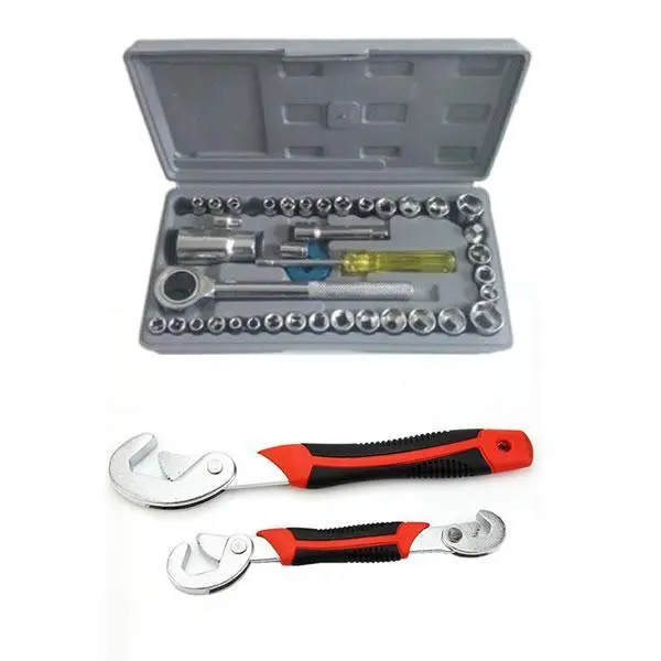 Trusa 40 chei tubulare + Set 2 chei universale Snap Grip