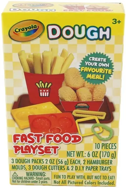Trusă creativă Crayola - Fast Food Playset