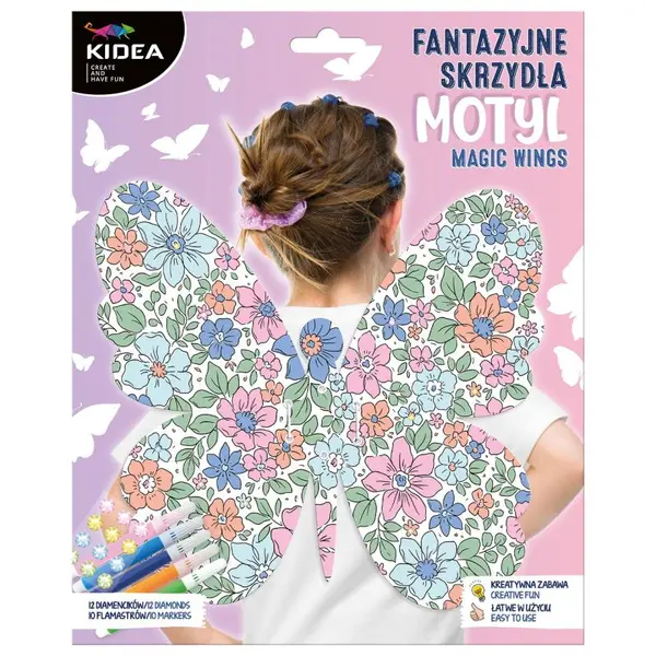 Trusă creativă Kidea - Aripi de fluture