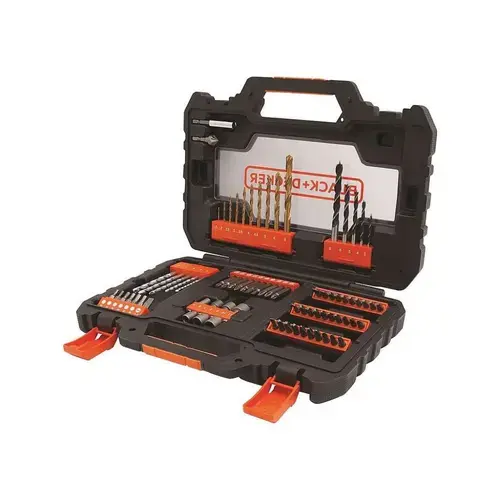 Trusa de gaurit si insurubat 76 piese Black & Decker A7231-XJ