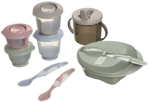Trusă de început pentru masă Vital Baby - Multicolor