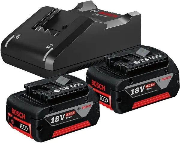 Trusa de pornire Bosch - Professional, 2xLi-Ion GBA 18V, 4.0Ah GAL 18V-40
