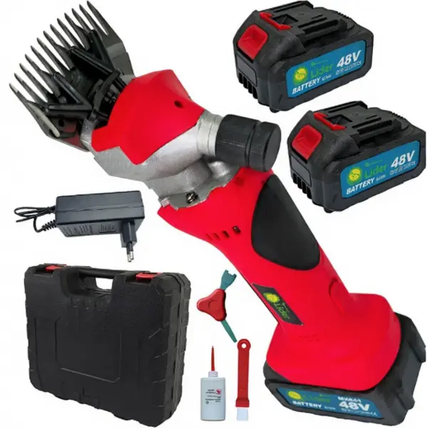 Trusa Masina de tuns oi cu 2 acumulatori 48V de 6000 mAh accesorii incluse MX841