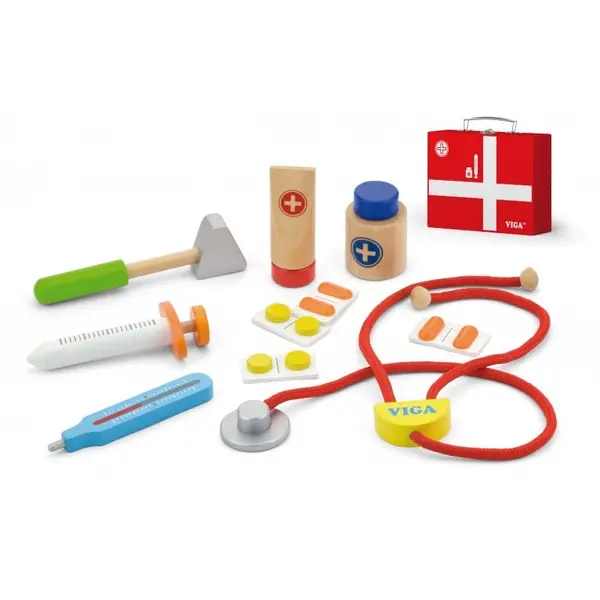 Trusa medicala Viga, lemn, multicolor KID505301, la doar 84,00 lei