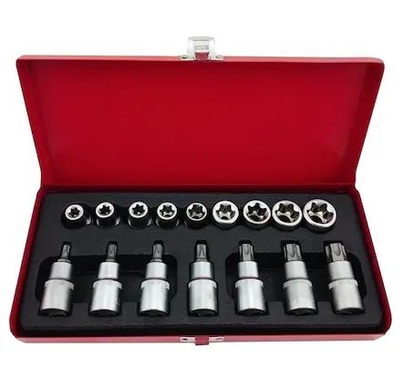 Trusa MLG-2029 16 piese chei tubulare capete biti torx