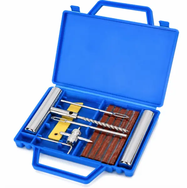 Trusa pentru reparat anvelope cu snur accesorii incluse