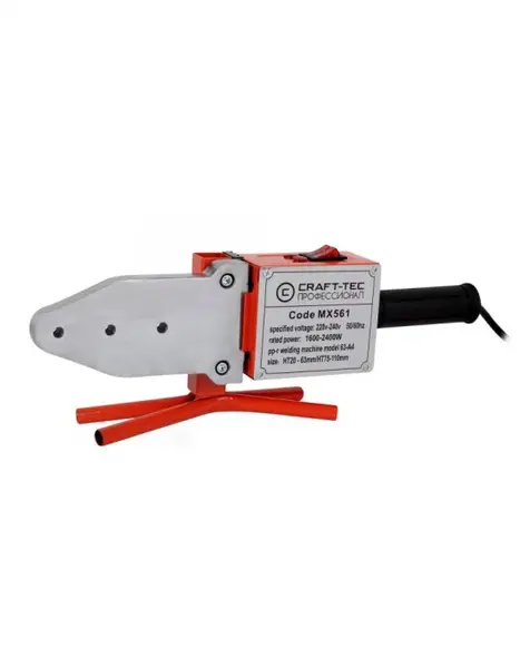 Trusa pentru sudat tevi PPR Craft-Tec MX561, 1600-2400W