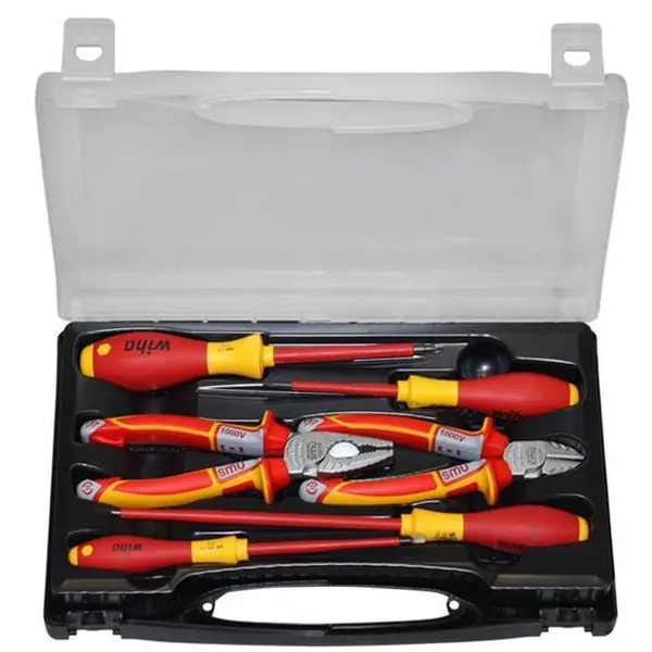 Trusa scule electricieni izolate 1000V NWS Solingen 03-282