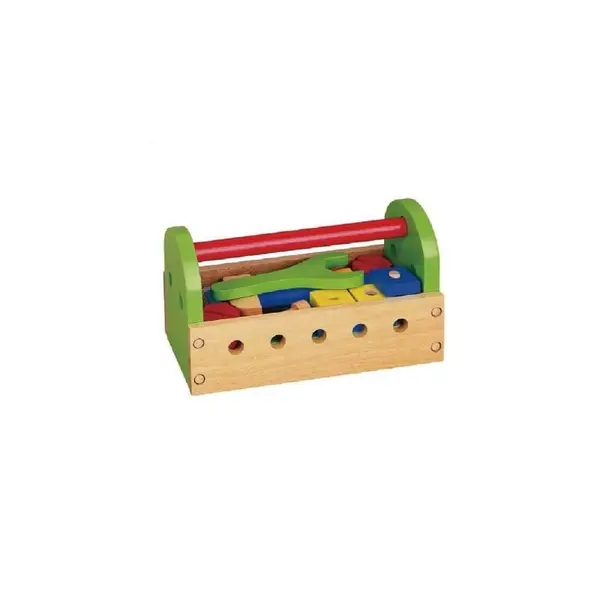 Trusa unelte Viga, lemn, multicolor, 24 piese KID504946, la doar 118,00 lei