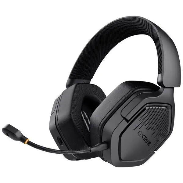 Trust Casti Trust GXT 493PS Carus, Jack 3.5 mm, USB-C, USB-A, Wireless, Bluetooth, Negru