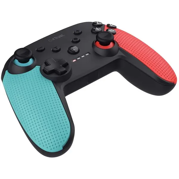 Trust Controller Wireless Trust Muta Nintendo Switch, Bluetooth, 15 butoane, Negru/Albastru/Rosu