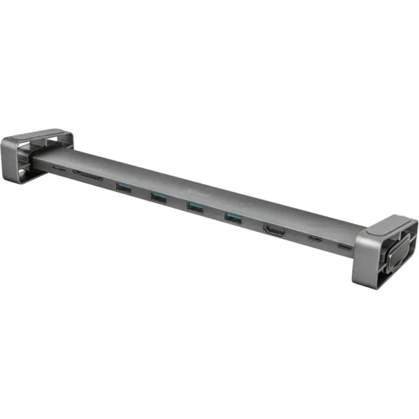 Trust Docking station Trust Dalyx 10-IN-1, USB-C, Stand laptop integrat, Aluminium