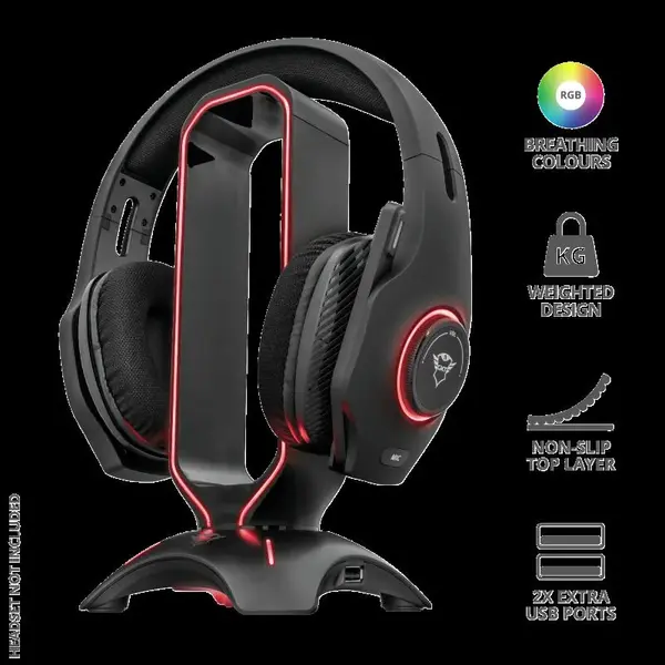 Trust GXT 265 Cintar RGB Headset Stand Trust GXT 265 Cintar RGB Headset Stand