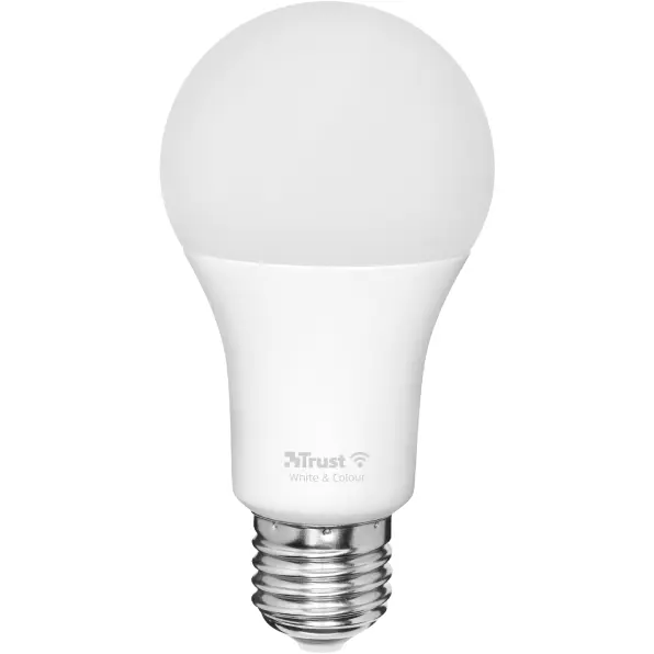 Trust Pachet 2 becuri Trust LED RGBCW WiFi, E27, luminozitate 806 lm, clasa energetica A+
