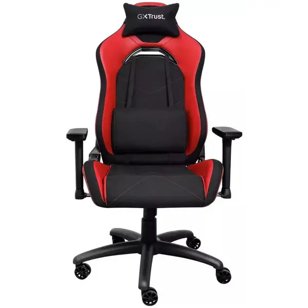 Trust Scaun gaming Trust GXT 714R Ruya, greutate suportata 150 kg, piele sintetica, negru/rosu