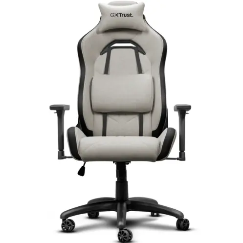 Trust Scaun gaming Trust GXT 723B Ruya, greutate maxima 150 kg, material Textil si Nylon, Bej/Negru
