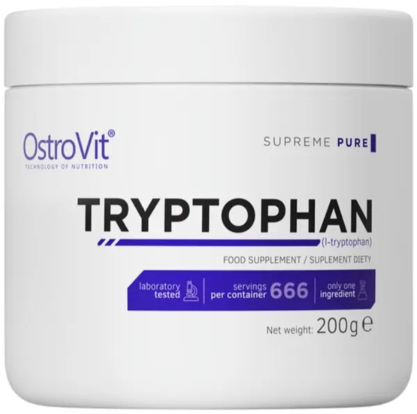 Tryptophan Powder, fără gust, 200 g, OstroVit
