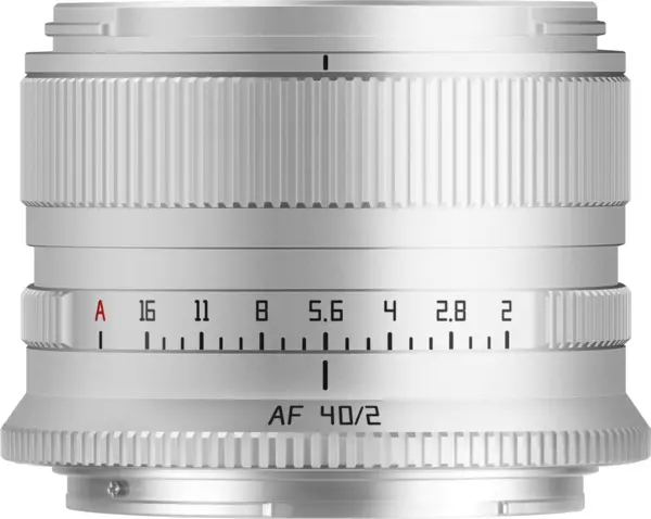 TTArtisan AF 40mm F2 Obiectiv Nikon Z, Autofocus STM, Argintiu, Diafragma F2-F16, Distanta Focalizare 0.4m, Filtru 52mm