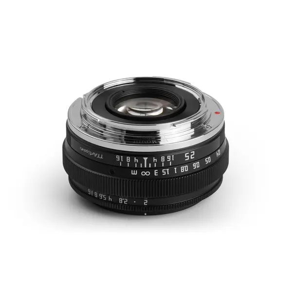 TTArtisan APS-C 25mm F2 Obiectiv Foto Sony E, Focus Manual, Distanta Minima 0.25m, Filtru 43mm, Negru