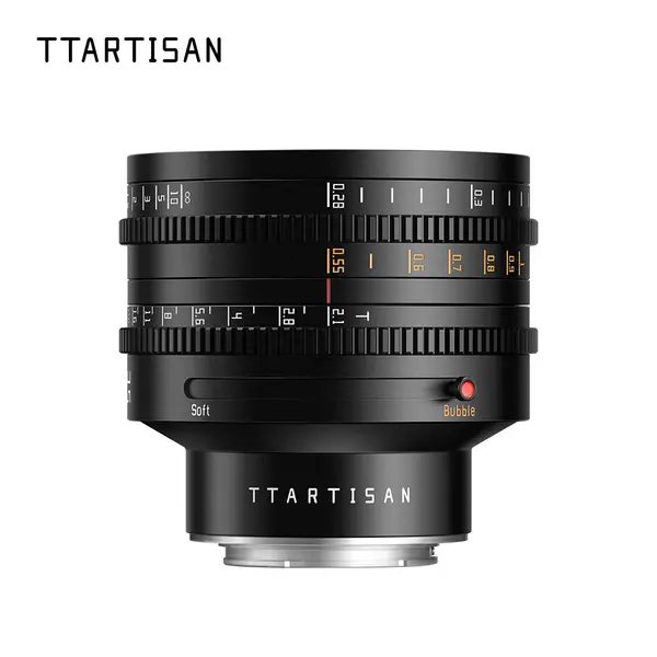 TTArtisan Cine 35mm T2.1 Obiectiv Cinema Montura Sony E, Aperture T2.1-T22, Full Frame, Filtru 82mm, Unghi de Vizualizare 63°