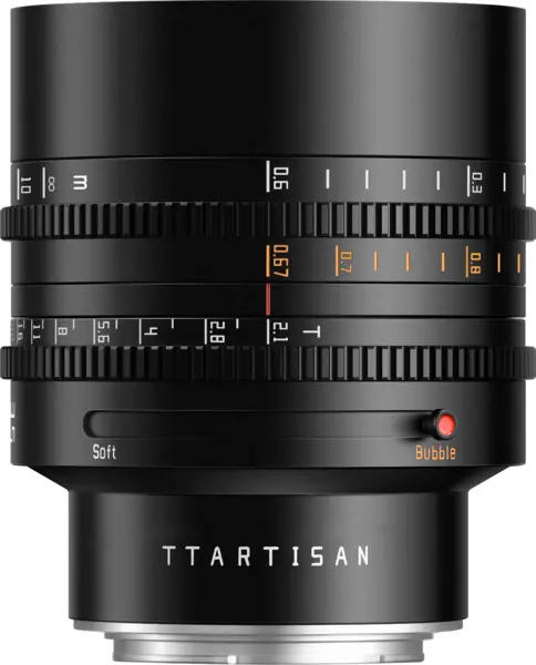 TTArtisan Cine 85mm T2.1 Obiectiv Cine, Montura Nikon Z, Bokeh Dual Mod, Diafragma 11 Lamele, Filet 82mm