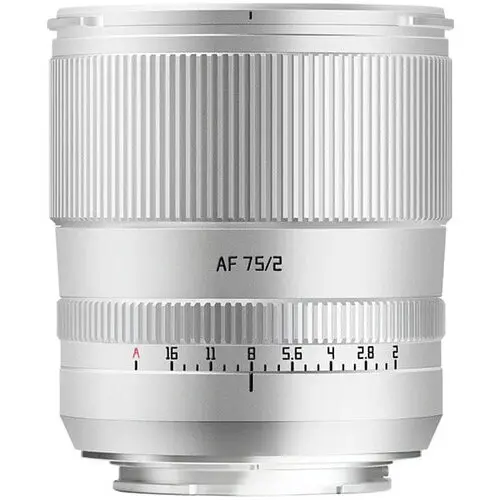TTArtisan Obiectiv AF TTArtisan 75mm F2 Full Frame STM, Nikon Z, Argintiu