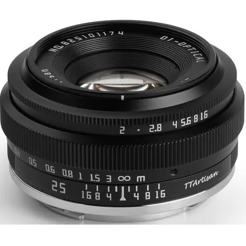 TTArtisan Obiectiv manual TTArtisan 25mm F2 negru Fuji FX