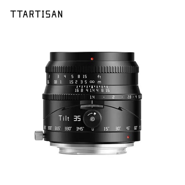 TTArtisan Tilt 35mm F1.4 Obiectiv M43, Montura Micro Four Thirds, Diafragma F1.4-F16, Mecanism Tilt 8 grade, Focalizare Manuala