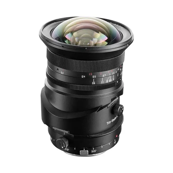TTArtisan Tilt Shift 17mm F4 Obiectiv Fuji GFX, Negru, Diafragma F4-F16, Inclinare ±8°, Deplasare ±8mm, Focalizare Manuala