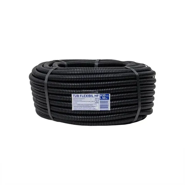 Tub Flexibil, Copex, Lungime 50 m, Diametru 20 mm, fara Fir de Tragere, PVC